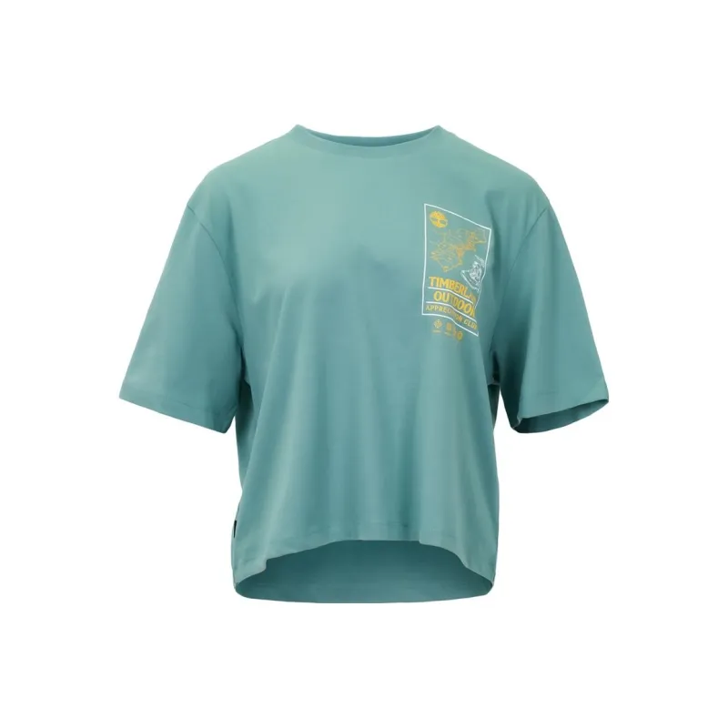 Timberland T Shirts Women's Teal-0