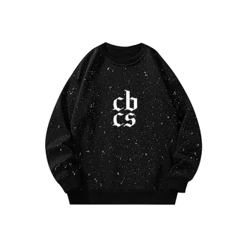 Herbal Primer Crew Neck Plus Size Sweatshirt Unisex Black