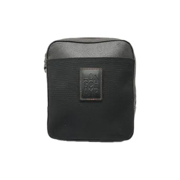 LONGCHAMP Boxford Polyester Canvas Shoulder Bag Mini Men's Black