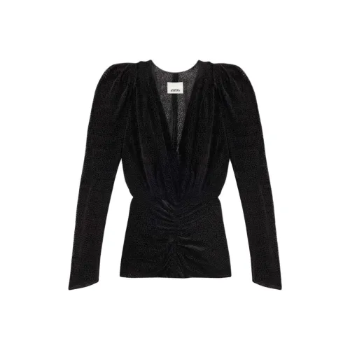 ISABEL MARANT Marlin V Neck Long Sleeved Blouse