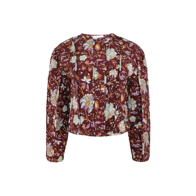 Ulla Johnson Dara Floral print Silk Blouse-0