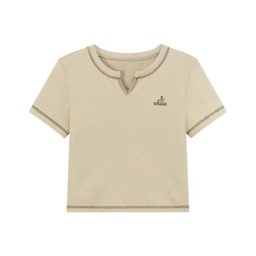 CHUU T-Shirts Women's Apricot