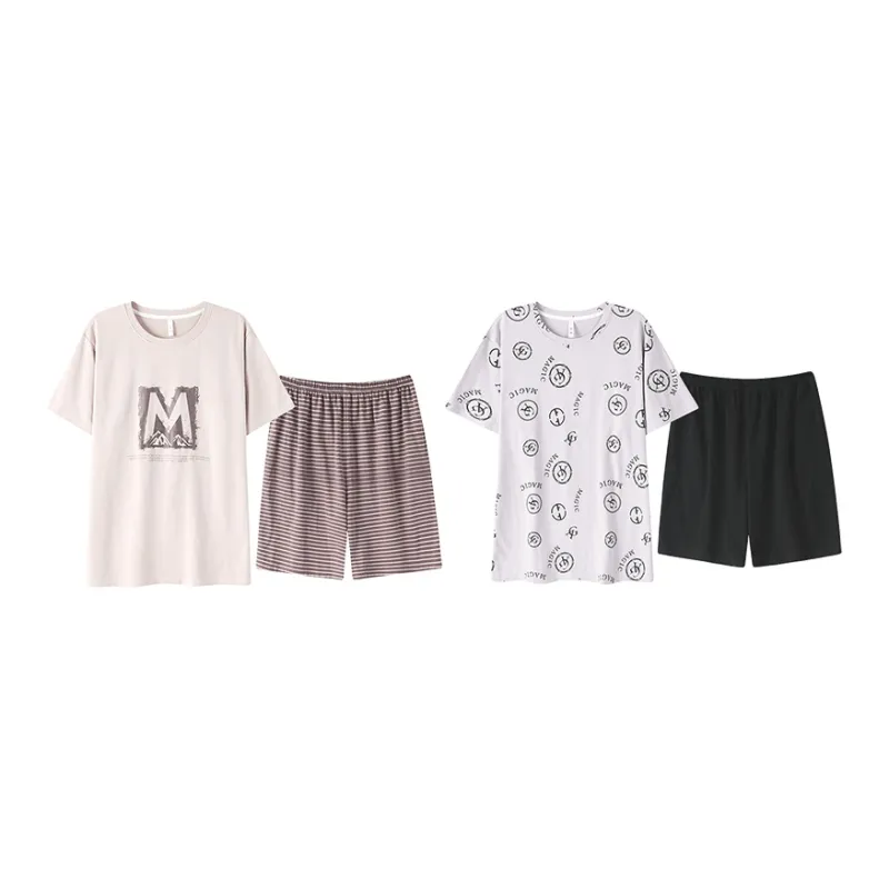Cotton Gene Pajama Set Unisex Combo Set-66