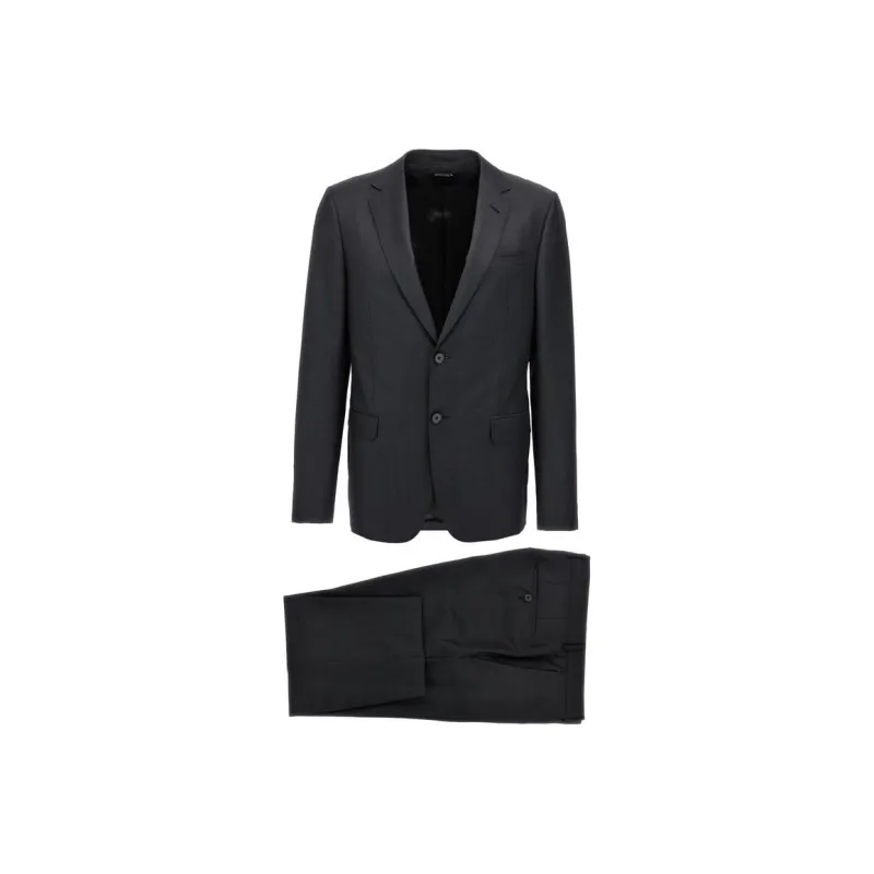 Ermenegildo Zegna Single Breasted Two-Piece Suit-0