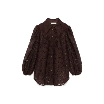Zimmermann Illustration Lace Blouse