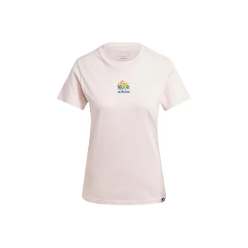 Adidas Regular T Shirt Women's Pink