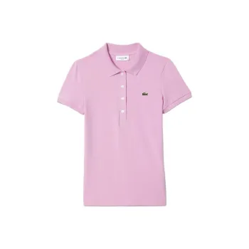 LACOSTE Polo Shirt Women's Pink
