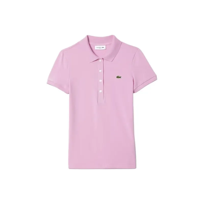 LACOSTE Polo Shirt Women's Pink-0