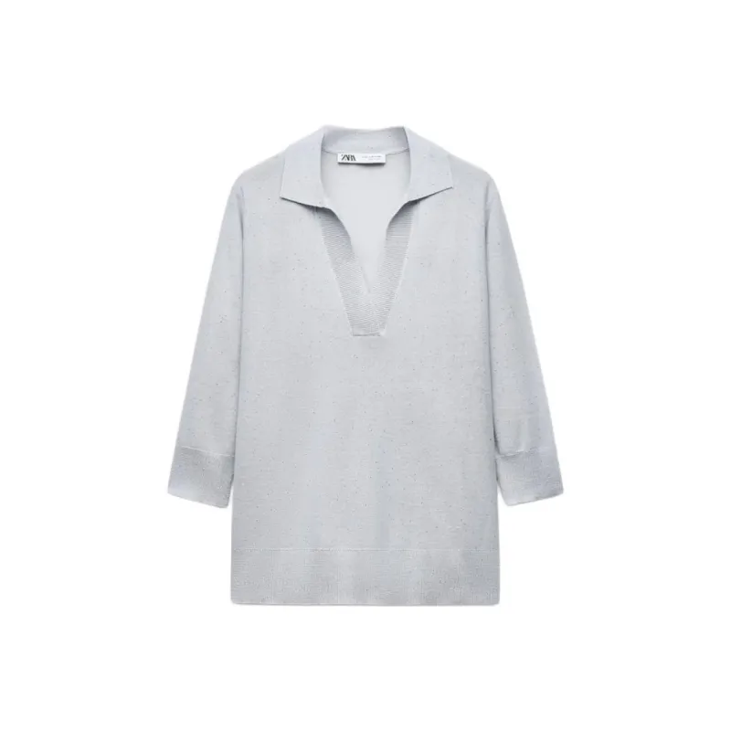 ZARA Knitwear Women's Gray-0