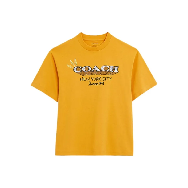 COACH T Shirt Women's Sunflower-0
