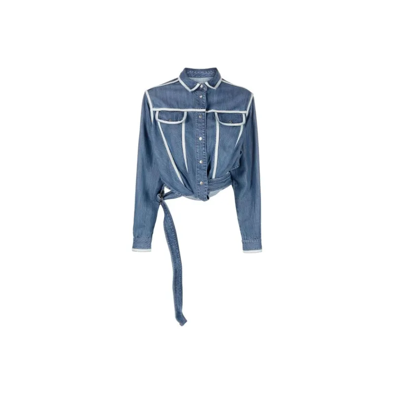 DIESEL Shirts Women's Blue-0