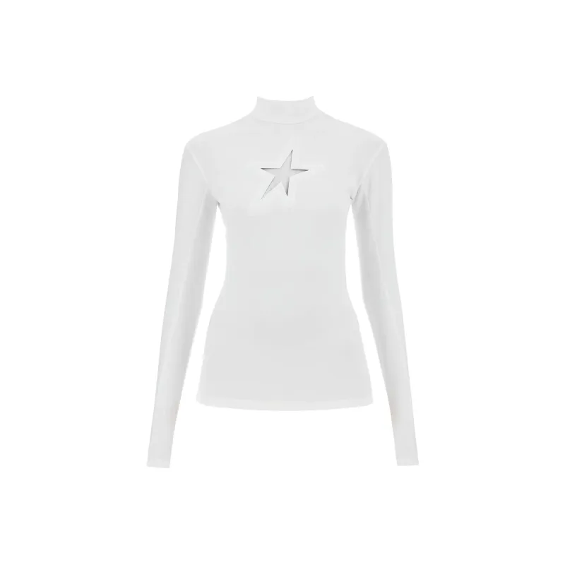 Mugler Star Cut Out Detailed Top-0