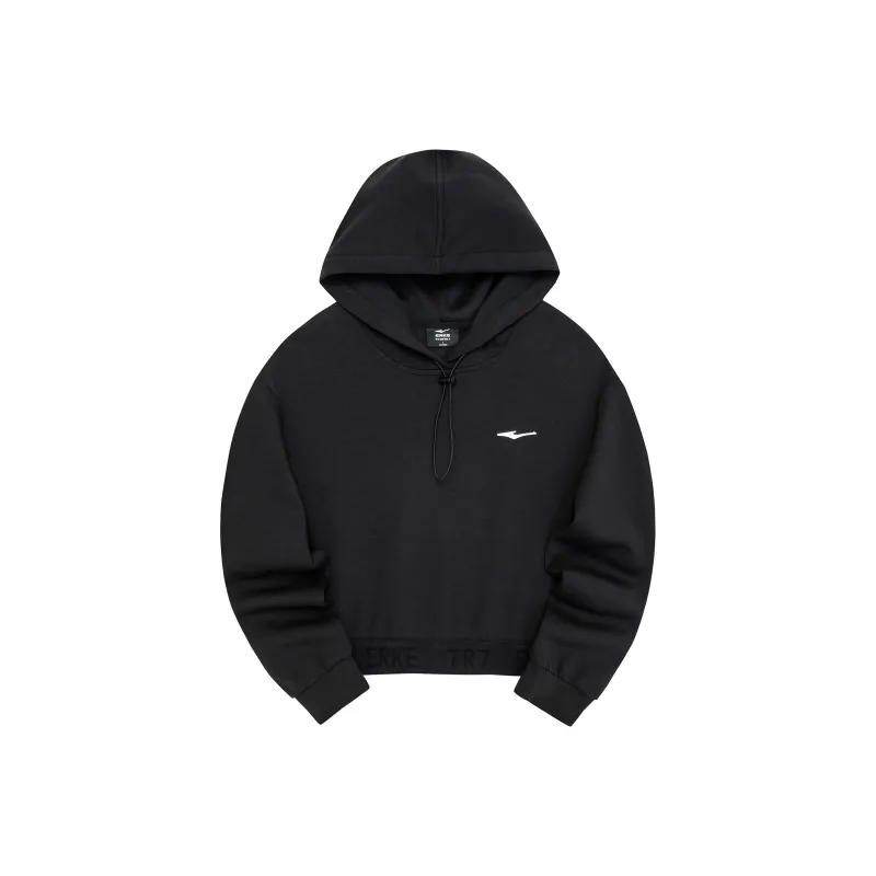Erke Sweatshirt Women's Jet Black-0