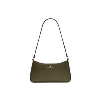 Kate Spade Leather Shoulder Bag Trumpets Women's Seaweed Green