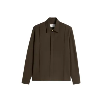 AMIPARIS Gabardine Pintuck Shirt