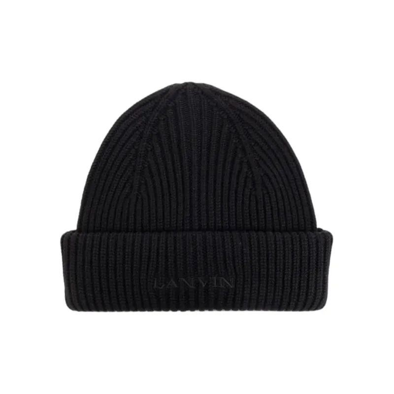 Lanvin Ribbed Beanie-0