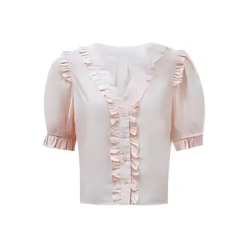 Little pull Shirts Women's Nude Pink