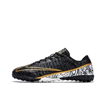 Binary TF Rubber Broken Studs Cushioning Abrasion Resistant Lightweight Soccer Shoes Unisex Black