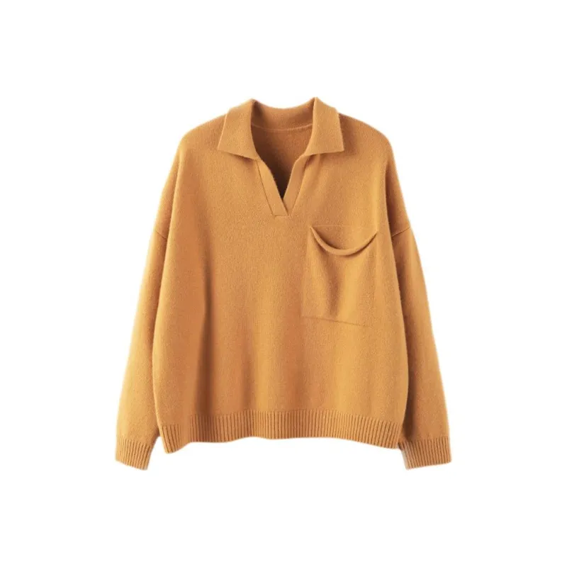 MAIGRE SIMHAT Cashmere Sweater Women's Yellow-0