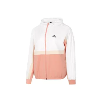 Adidas Jackets Women's White Pink Multicolor