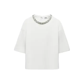 ZARA T-Shirts Women's White