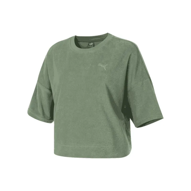 PUMA T Shirts Women's Green-0