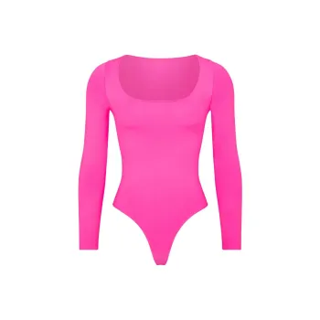 Skims Bodysuits Women's Neon Pink