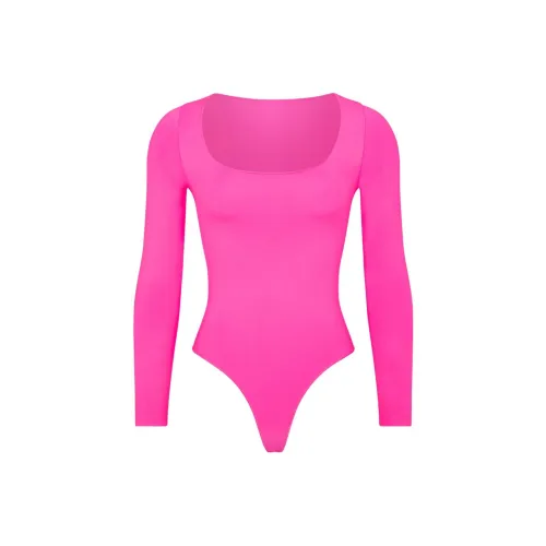 Skims Bodysuits Women's Neon Pink