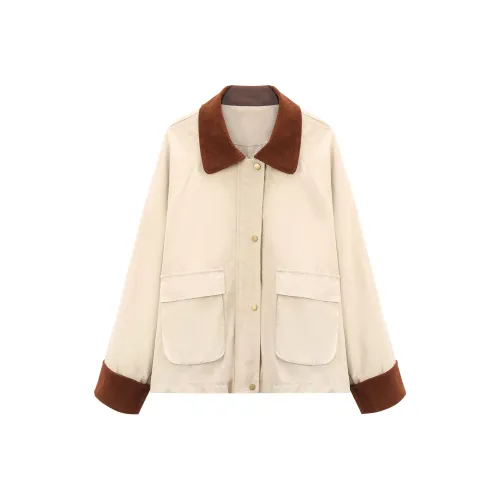 A Paradise For Awakening Jackets & Coats Women's Apricot
