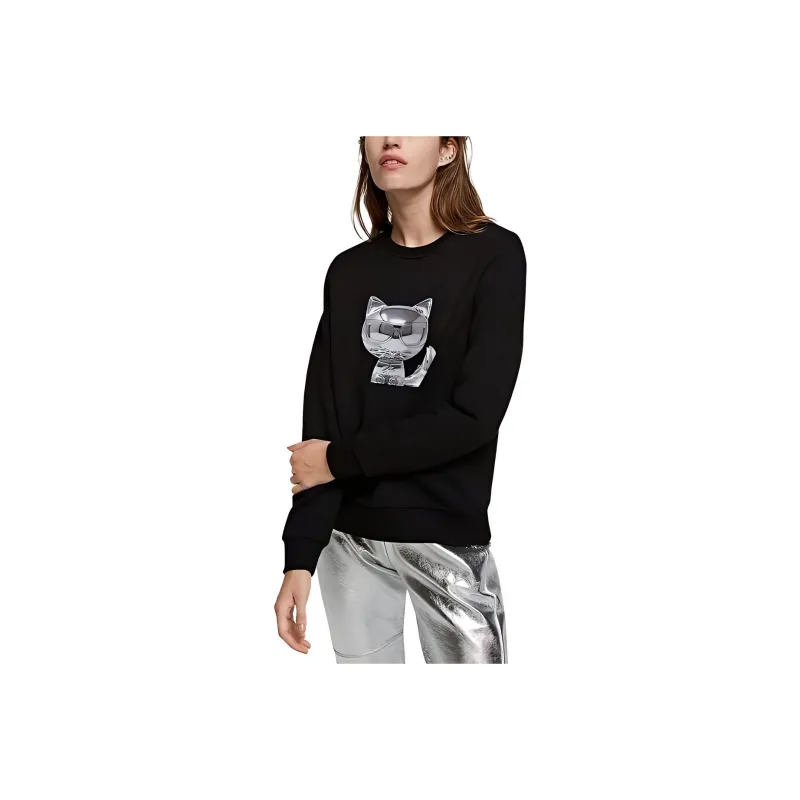KARL LAGERFELD / Karl Lagerfeld Jeans Sweatshirts Women's Black-0