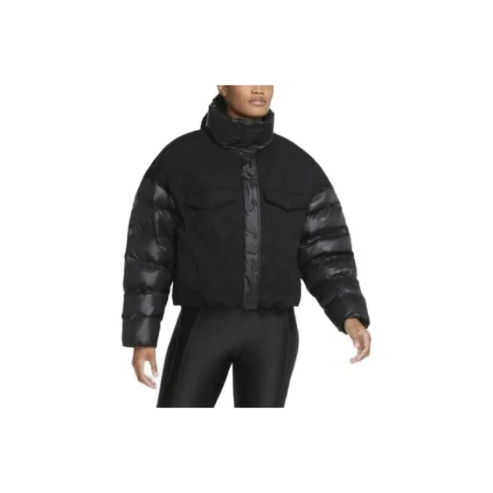Nike Lab Women's Goose Down Bomber Jacket Black-0