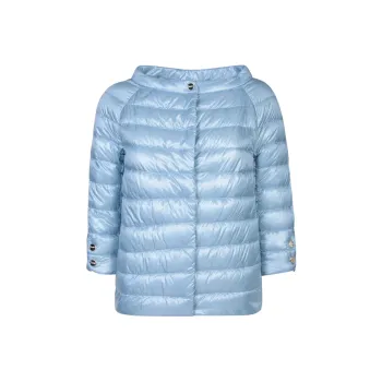 HERNO Cropped Sleeved Down Jacket