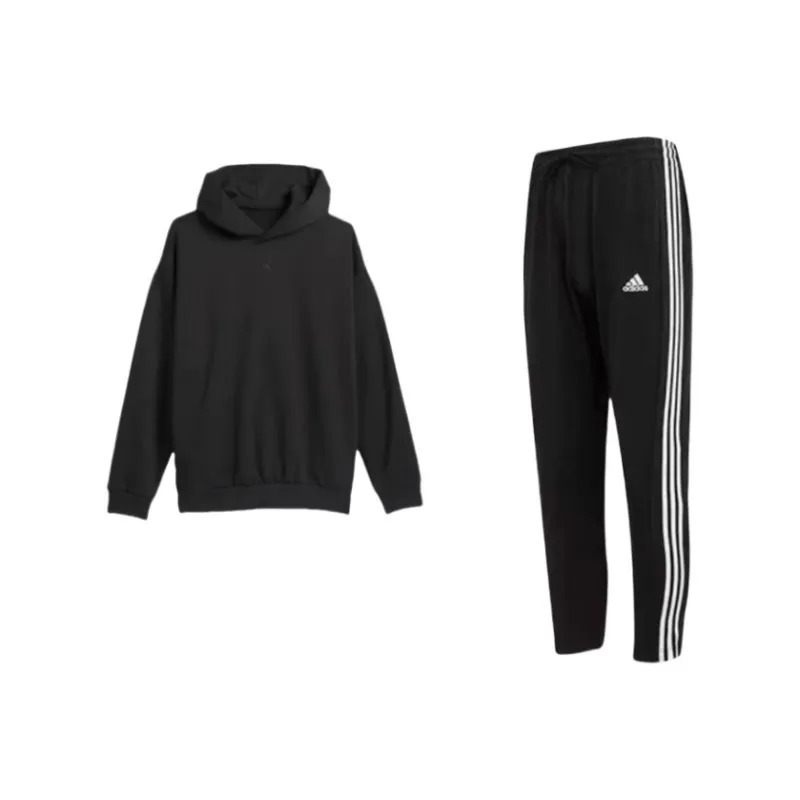 Adidas Sweatshirt Set Men's Black-0