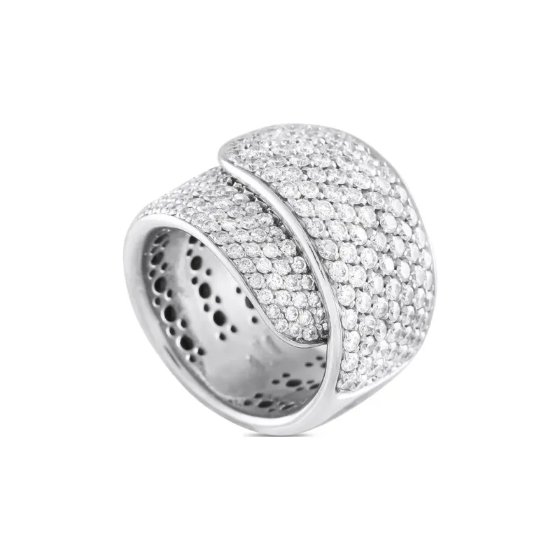Damiani 18K White Gold Diamonds Ring-1