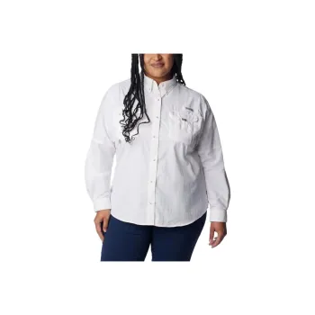 Columbia Women's’s PFG Bahama™ Long Sleeve Shirt Shirt Women's White