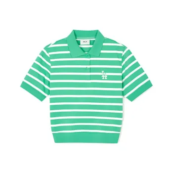 MLB Polo Shirt Women's Yellow Green