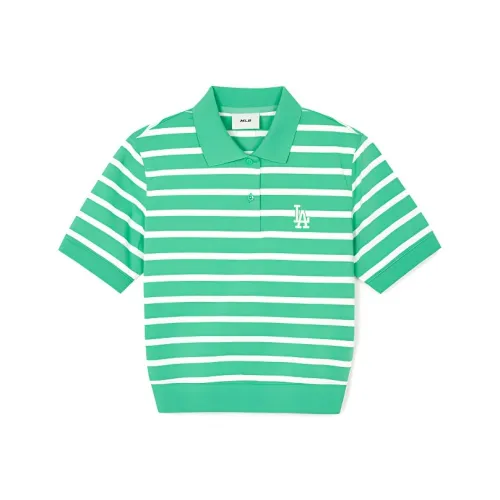 MLB Polo Shirt Women's Yellow Green