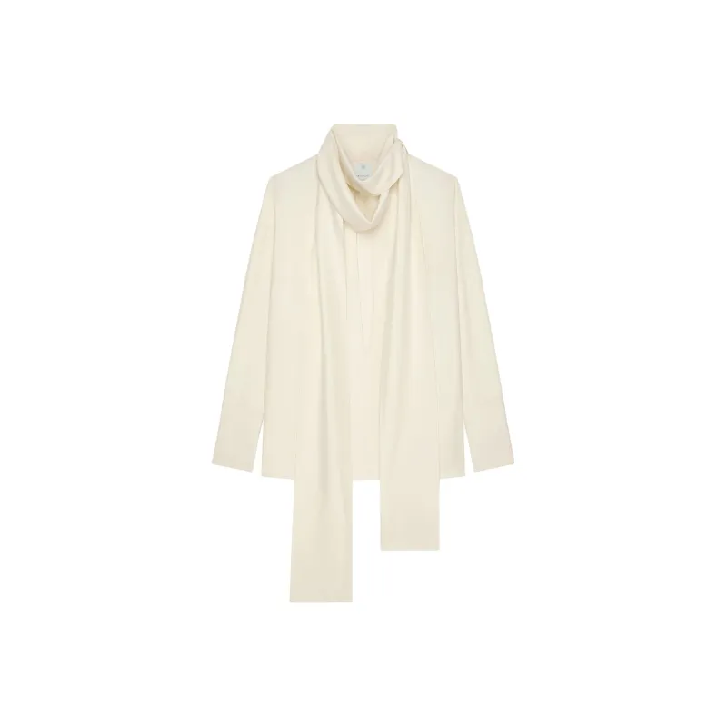 Givenchy Long Lavalliere Blouse-0