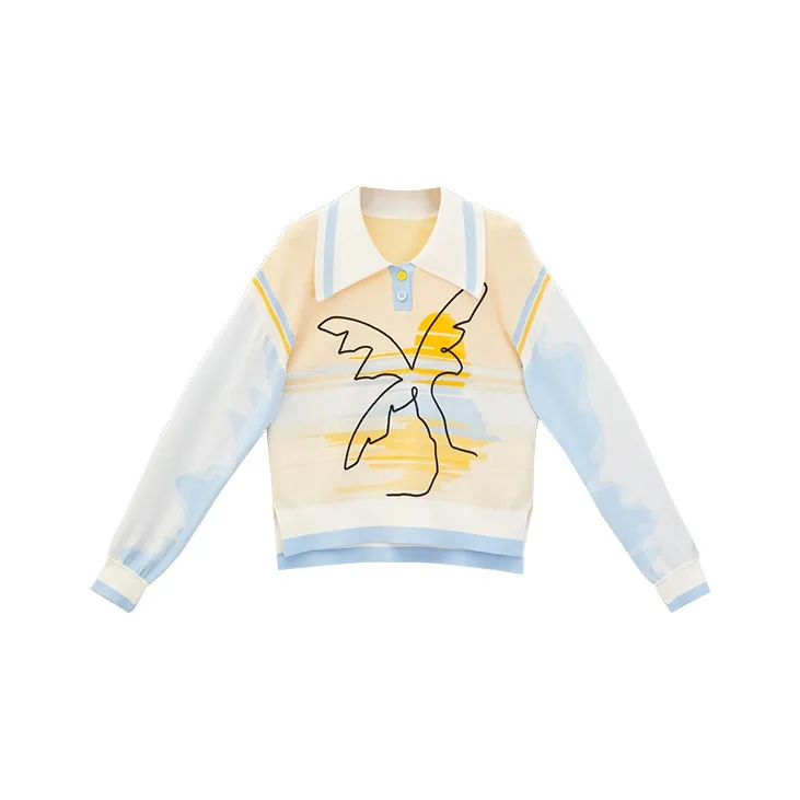 CHAU·RISING Polo Shirt Women's White-0