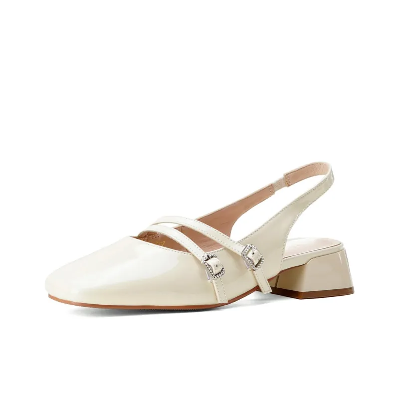 GOLDLION Chunky Heel High Heels Women's-7