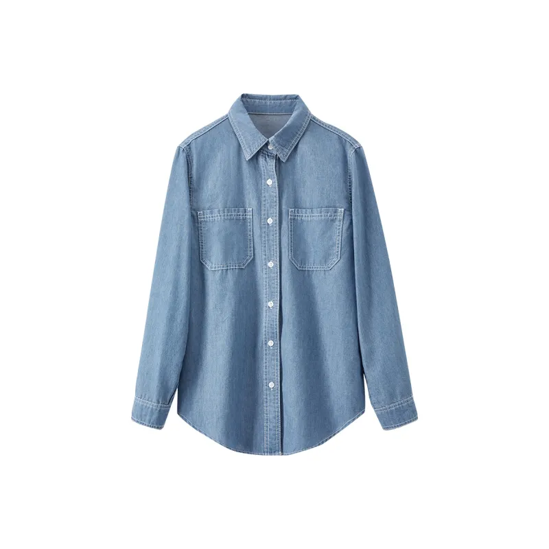 SENTUBILA Shirts Women's Denim Blue-0