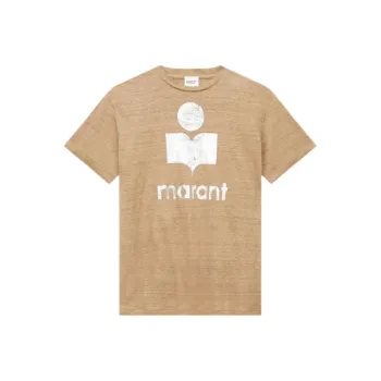 ISABEL MARANT Zewel Logo Printed Crewneck T Shirt