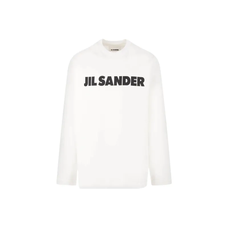 JIL SANDER Logo Printed Long Sleeved T Shirt-0