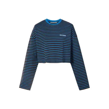 III VIVINIKO Regular T Shirt Women's Medium Blue