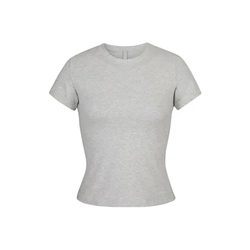 Skims T Shirts Women's Light Heather Gray/LIGHT HEATHER GREY