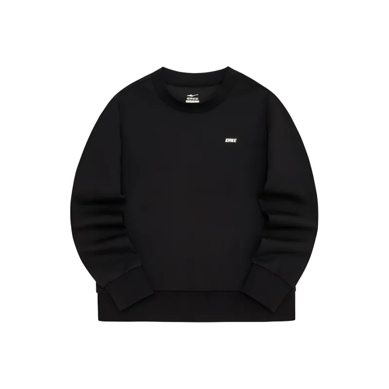Erke Sweatshirt Women's Jet Black-0
