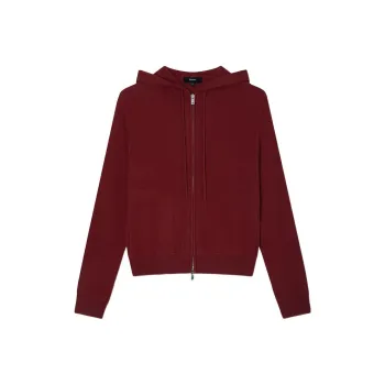THEORY Chinese New Year SS23 Cashmere Sweaters Women's Red Peony