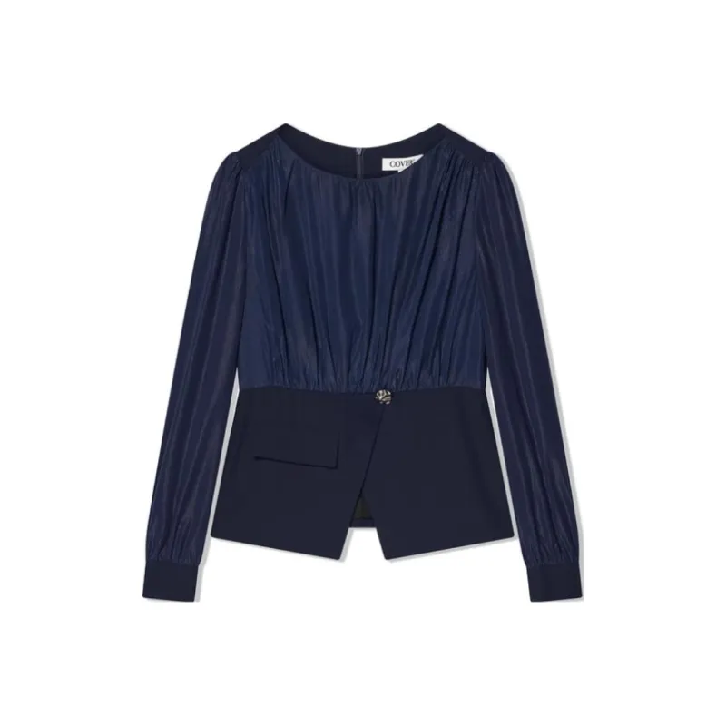 COVERINS Shirt Women's Navy Blue-0
