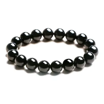 Moon Jewelry Natural Obsidian Bracelets Unisex
