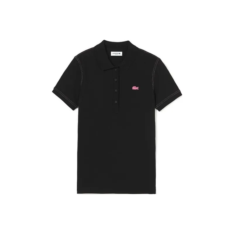 LACOSTE Polo Shirts Women's Black/031-0